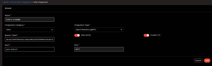 OpenTelemetry integration details OpenTelemetry integration details